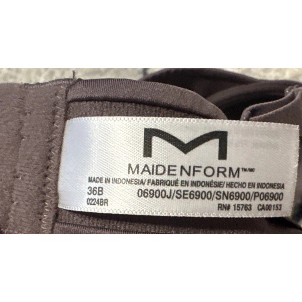 Maidenform T-Shirt Bra Womens Sz 36B Multi Strapless Underwire Brown 15763 - Picture 5 of 5
